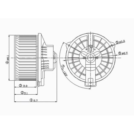 Gpd Blower Motors, 2311562 2311562